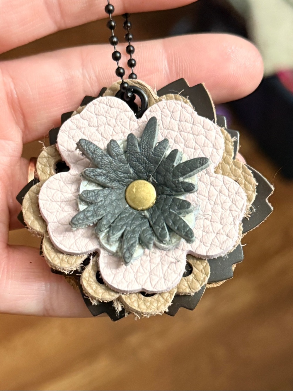 Handmade Floral Bag Charm